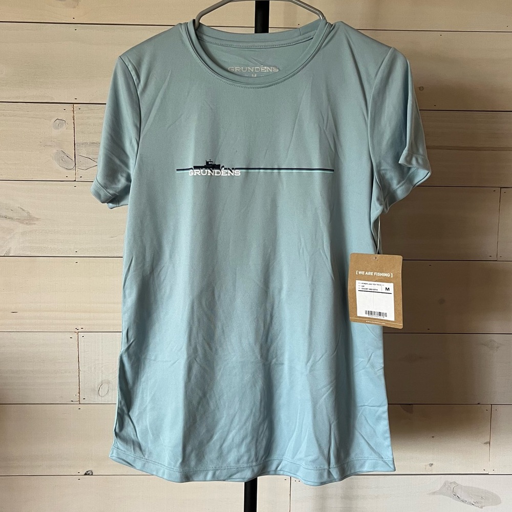 Women's Grundens Logo Tech Tee SS